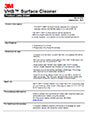 3M VHB Surface Cleaner - PDF data sheet